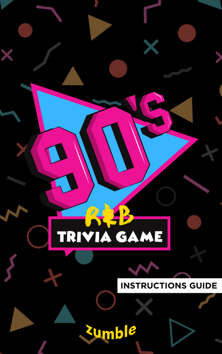 90's R&B Trivia INSTRUCTIONS GUIDE