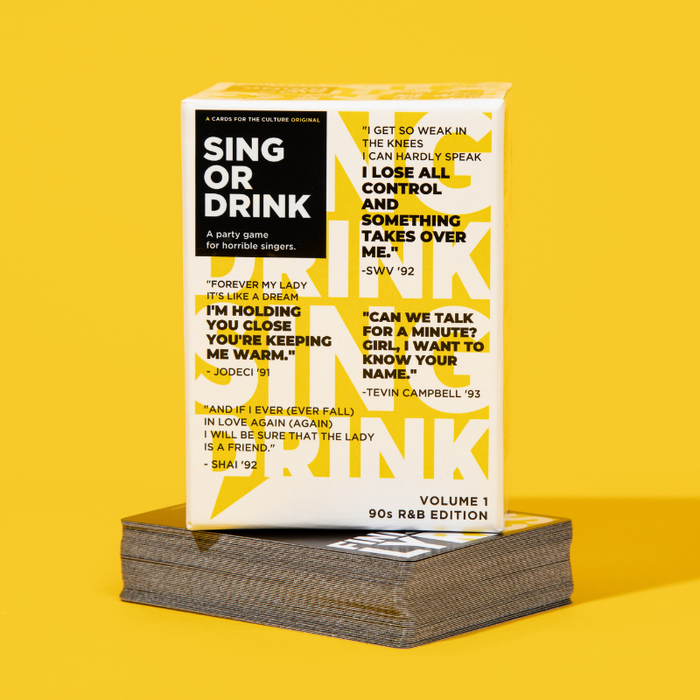 SING OR DRINK™ - VOLUME 1: 90s R&B EDITION